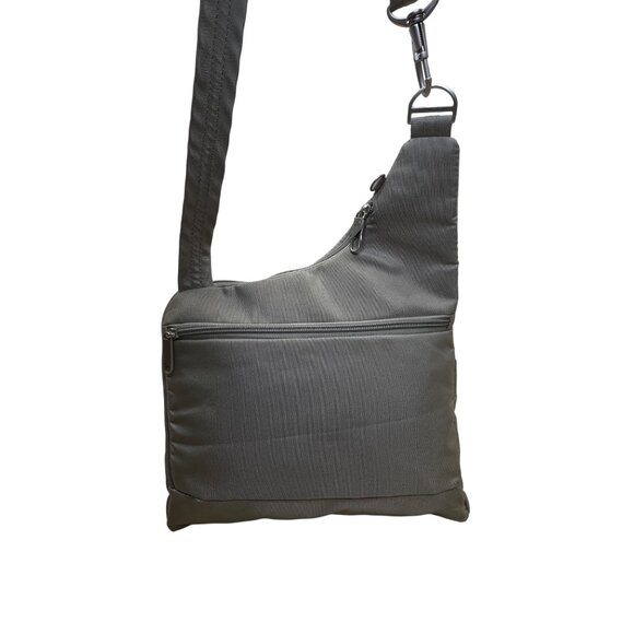 Travelon Women’s Gray Nylon Multiple Pockets Classic Anti-Theft Crossbody Bag - Picture 3 of 16